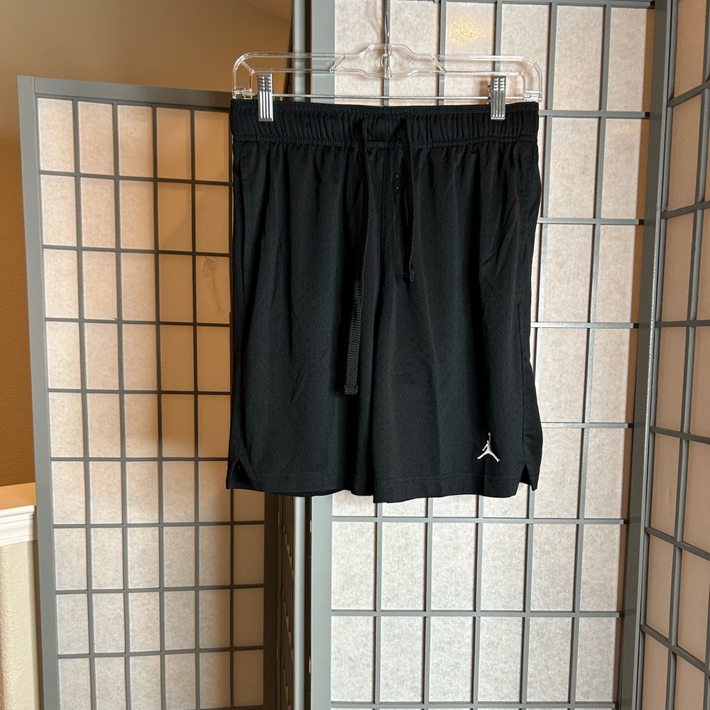 NWT Men’s Jordan Black Athletic Shorts with Logo